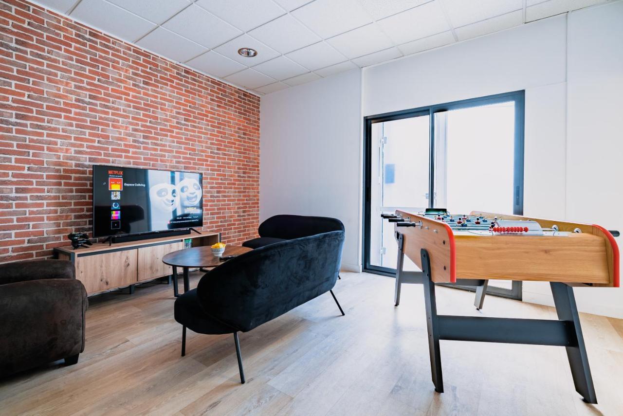 Duplex Lafargue Game Room Baby Foot Salle De Sport Jeux De Societe Limoges Buitenkant foto